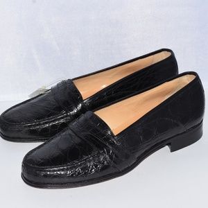 Sassetti for Gianni Luciani Reptile Italian Loafer Shoes Size 6 New!!!